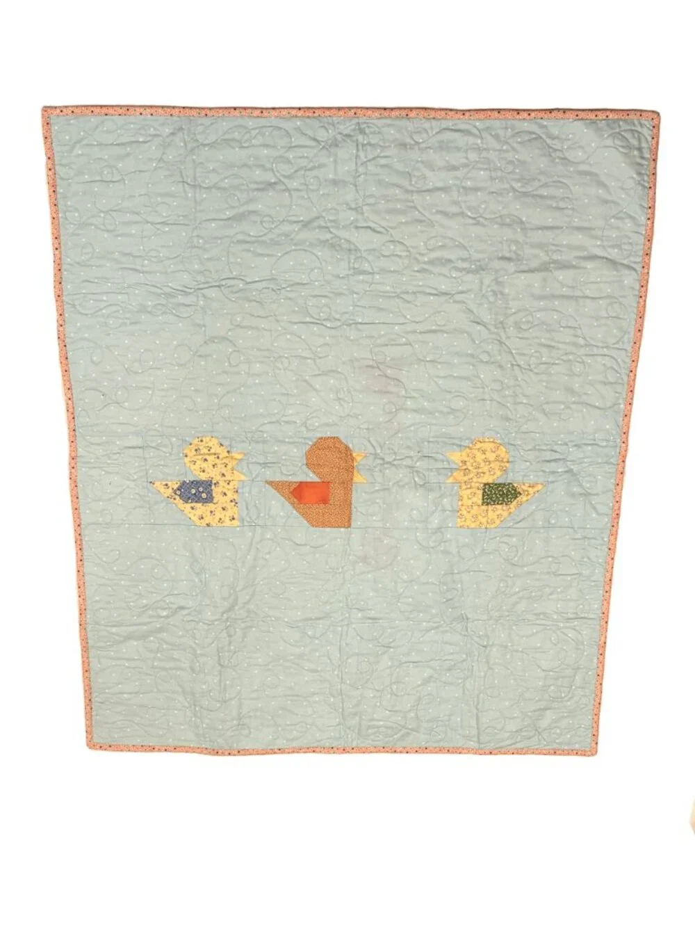 Handmade Patchwork Baby Crib Blanket Quilt Plus Charmed Pattern Animals Cottage